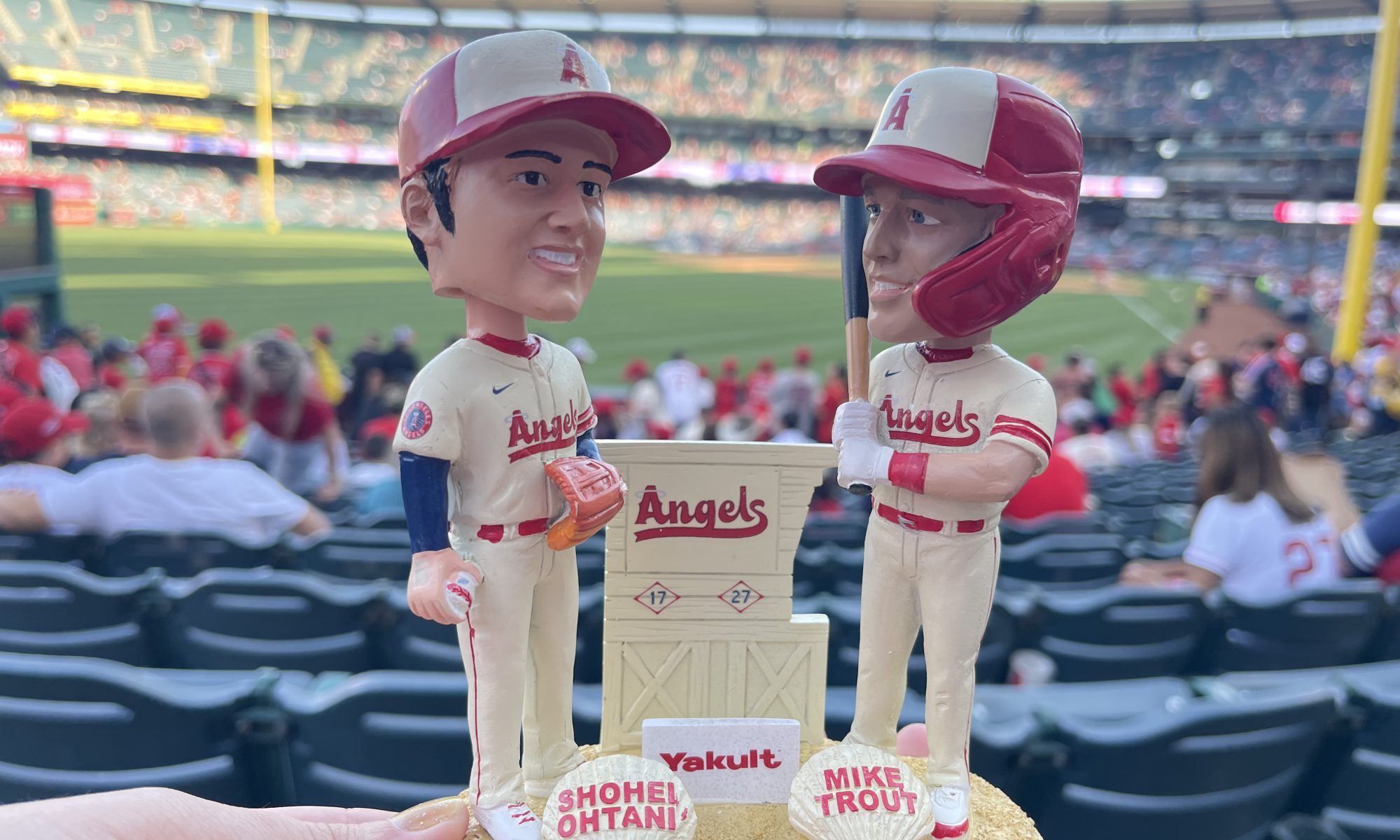 Angelsスタジアム限定配布 大谷翔平トラウト ボブルヘッドパズル